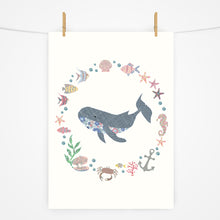 Load image into Gallery viewer, Under the Sea - Blue Whale | Print