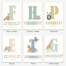 Load image into Gallery viewer, Personalised Initial Print | Stars | Various Colours
