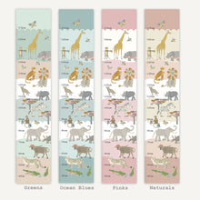 Load image into Gallery viewer, Safari Animals Height Chart