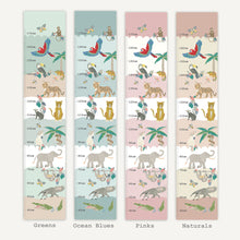 Load image into Gallery viewer, Jungle Animals Height Chart