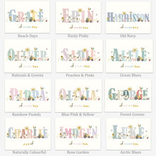 Load image into Gallery viewer, Personalised Farmyard Name Print | Various Colours