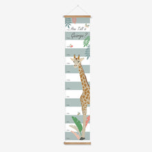 Load image into Gallery viewer, Personalised Giraffe Height Chart