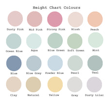 Load image into Gallery viewer, Simple Striped Height Chart