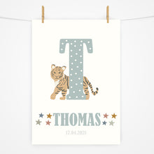 Load image into Gallery viewer, Personalised Initial Print | Stars | Various Colours