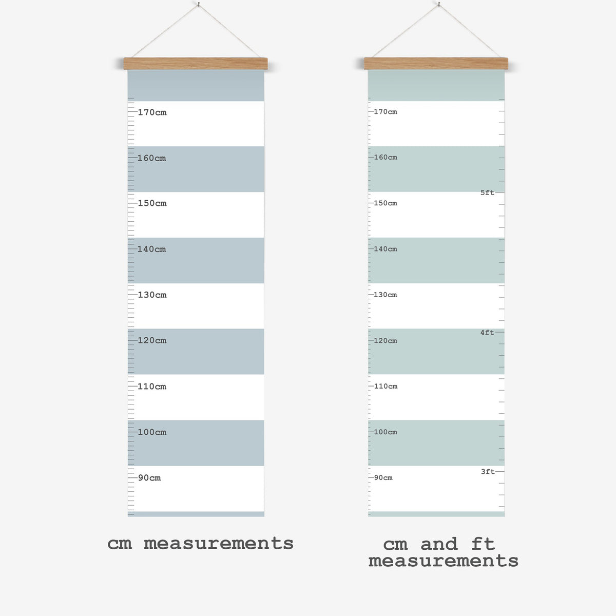 Personalised Height Chart Dustypinksandpolarbears