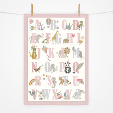 Load image into Gallery viewer, Alphabet Print | Dusty Pinks