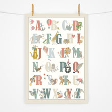 Load image into Gallery viewer, Alphabet Print | Forest Greens