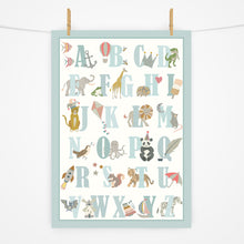 Load image into Gallery viewer, Alphabet Print | Ocean Blues