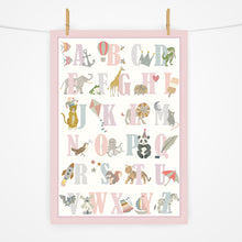 Load image into Gallery viewer, Alphabet Print | Peaches & Pinks