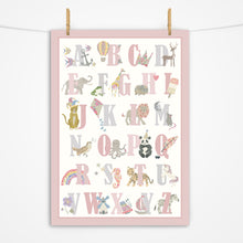 Load image into Gallery viewer, Alphabet Print | Dusty Pinks