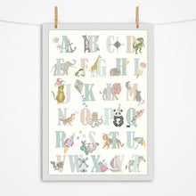 Load image into Gallery viewer, Alphabet Print | Naturals & Greens