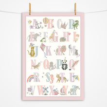 Load image into Gallery viewer, Alphabet Print | Peaches & Pinks
