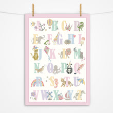 Load image into Gallery viewer, Alphabet Print | Rainbow Pastels