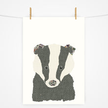Load image into Gallery viewer, Badger Portrait | Print