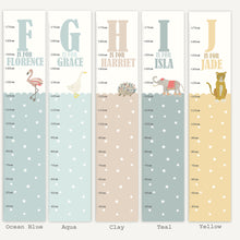 Load image into Gallery viewer, Animal and Initial Height Chart | Personalised