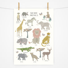 Load image into Gallery viewer, Safari Animals | Fact Sheet