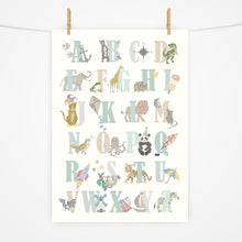 Load image into Gallery viewer, Alphabet Print | Naturals & Greens