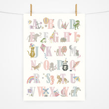 Load image into Gallery viewer, Alphabet Print | Peaches & Pinks