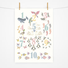 Load image into Gallery viewer, Number Chart Print | Beach Days