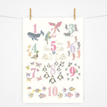 Load image into Gallery viewer, Number Chart Print | Rose Garden
