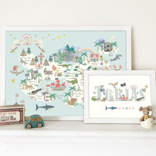 Load image into Gallery viewer, Personalised Pirate Name Print