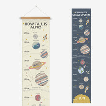 Load image into Gallery viewer, Solar System Height Chart | Personalised