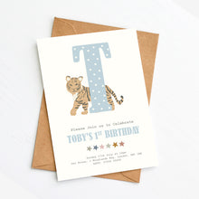 Load image into Gallery viewer, Personalised Animal Themed Party Invitation