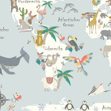 Load image into Gallery viewer, German Animal World Map | Tierweltkarte