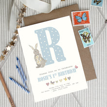 Load image into Gallery viewer, Personalised Animal Themed Party Invitation