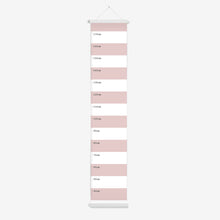 Load image into Gallery viewer, Simple Striped Height Chart
