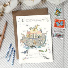 Load image into Gallery viewer, Noah's Ark Invitation
