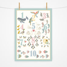 Load image into Gallery viewer, Number Chart Print | Beach Days