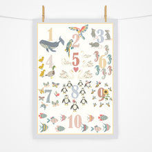 Load image into Gallery viewer, Number Chart Print | Naturally Colourful