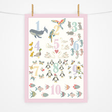 Load image into Gallery viewer, Number Chart Print | Rainbow Pastels