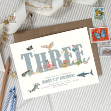 Load image into Gallery viewer, Pirate Themed Party Invitation