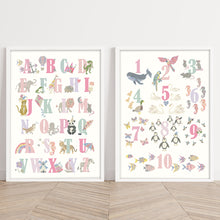 Load image into Gallery viewer, Number Chart Print | Rose Garden