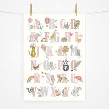 Load image into Gallery viewer, Alphabet Print | Dusty Pinks