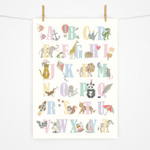 Load image into Gallery viewer, Alphabet Print | Rainbow Pastels