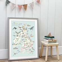 Load image into Gallery viewer, UK Map | Floral Edition | Various Colours
