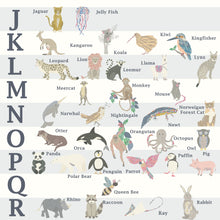 Load image into Gallery viewer, Personalised Animal Name Print | Various Colours