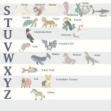 Load image into Gallery viewer, Personalised Animal Name Print | Various Colours