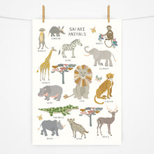 Load image into Gallery viewer, Safari Animals | Fact Sheet
