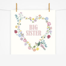 Load image into Gallery viewer, Big Sister Heart Wreath | Print