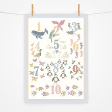 Load image into Gallery viewer, Number Chart Print | Naturally Colourful