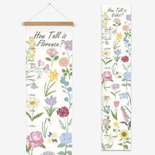 Load image into Gallery viewer, Flowers Height Chart | Personalised
