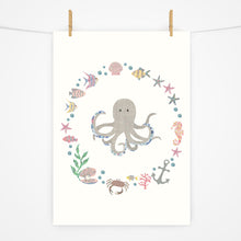 Load image into Gallery viewer, Under the Sea - Octopus | Print
