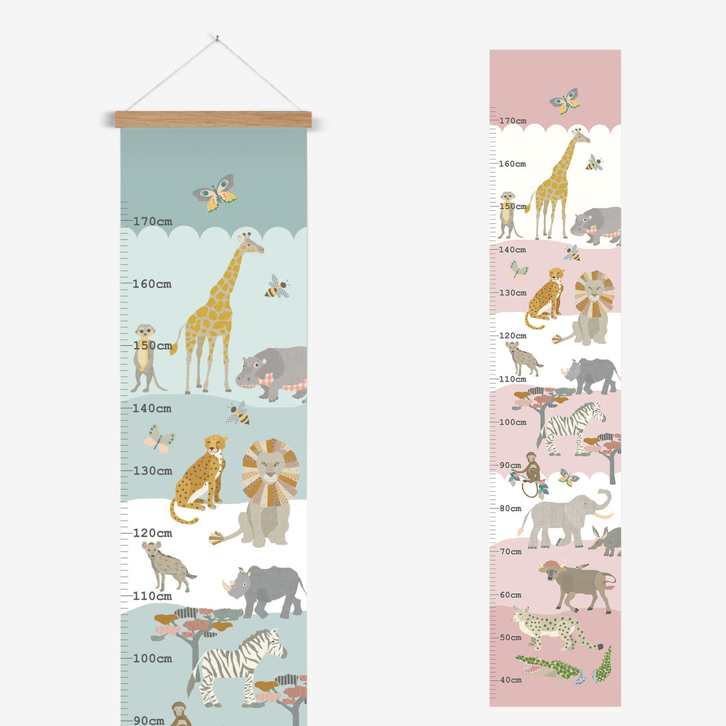 Safari Animals Height Chart