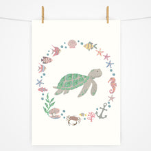 Load image into Gallery viewer, Under the Sea - Turtle | Print

