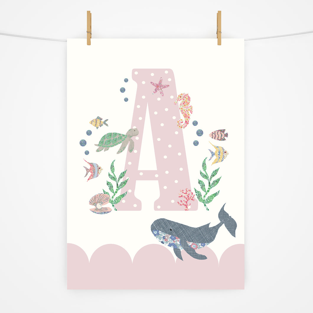 Initial Print | Under the Sea Floral Edition | Various Colours