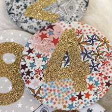Load image into Gallery viewer, Liberty Birthday Badge -  Animals and Stars
